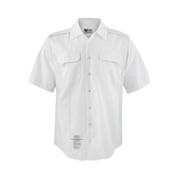Army Men's White Short Sleeve Shirt (A)