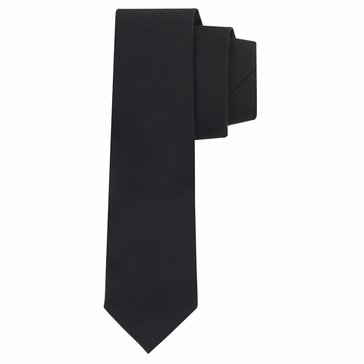 Cambridge Black Dacron Poly/Wool Dress Tie