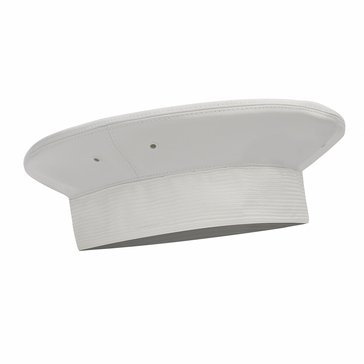 USMC  Officer Dress White Vinyl Cap Cover Style #202