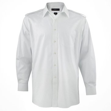 Brooks Brothers Men's No-Iron White Long Sleeve Dress Shirt