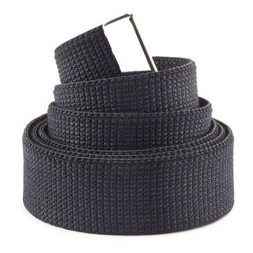 NAVY Black Cotton Belt 45