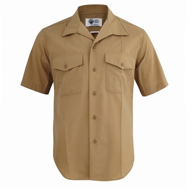 USMC Men's Khaki Short Sleeve Shirt