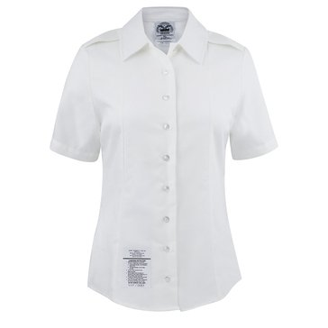 Army Women's White Short Sleeve Shirt