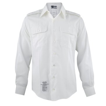 Army Men's White Long Sleeve Shirt (C)
