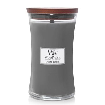 Woodwick Evening Bonfire 22-ounce Large Candle