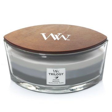 Woodwick Warm Woods Trilogy Ellipse Candle