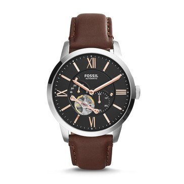 Fossil Men's Townsman Automatic Leather Watch