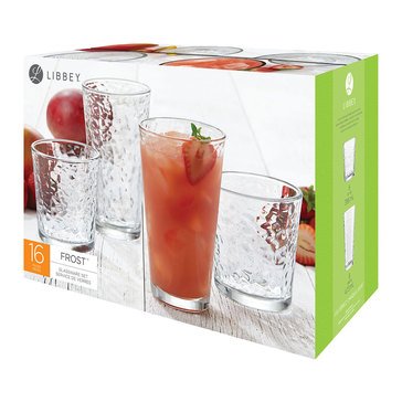 Libbey Frost 16-piece Beverage Set