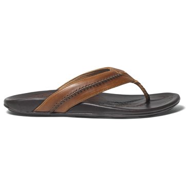 OluKai Men's  Mea Ola Leather Thong Sandal