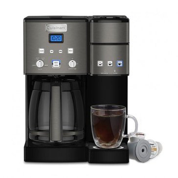 Cuisinart 12-Cup Black Stainless Coffee Center Coffeemaker