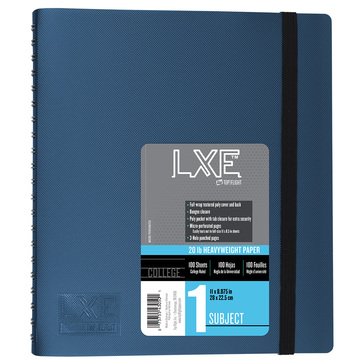 Top Flight LXE Spine Wrap Poly 1-Subject Notebook