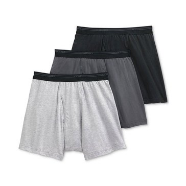  Jockey Men's Classic Cotton Mesh Boxer Briefs