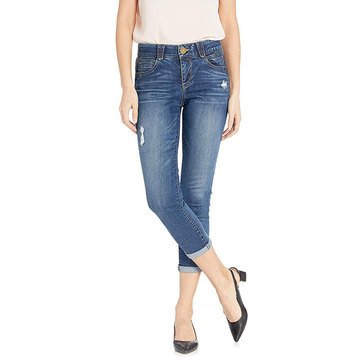 Democracy Women's AB Solution Cropped Denim Jeans