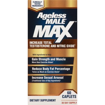 New Vitality Ageless Male Max Caplets, 60-Count