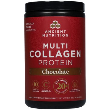 Ancient Nutrition Multi Collagen Protein Powder Chocolate, 1.2lb