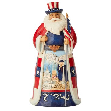 Jim Shore Heartwood Creek American Santa Figurine