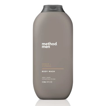Method Men Cedar + Cypress Body Wash 18oz