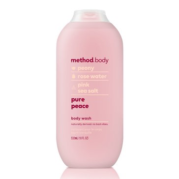 Method Men Pure Peace Body Wash 18oz