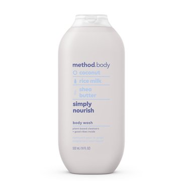 Method Men Simply Nourish Body Wash 18oz