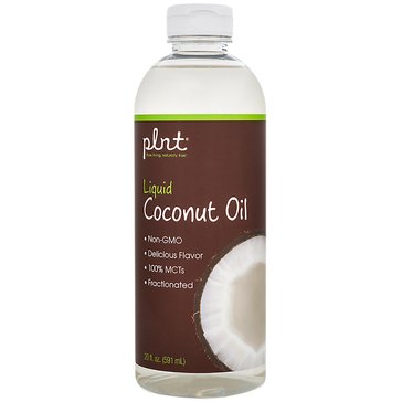 Plnt Liquid Coconut Oil 100% MCT's Non-GMO Liquid Supplement, 20 fl oz