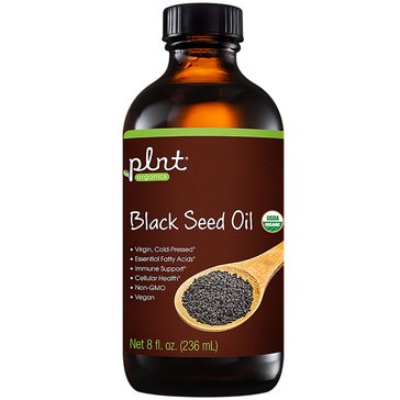 Plnt Organic Cold-Pressed Black Seed Oil, Non-GMO & Vegan Liquid Supplement, 8 fl oz