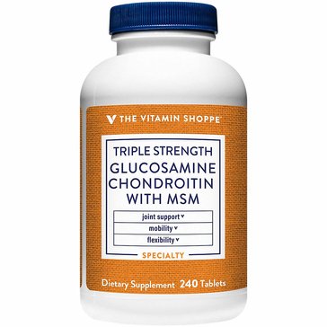 VS Triple Strength Glucosamine Chondroitin MSM, 240 Tabs