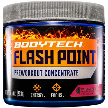 BodyTech Flash Point Pre-Workout Concentrate Powder, 30-count
