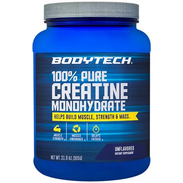 BodyTech 100% Pure Creatine Monohydrate Unflavored Powder, 181-servings