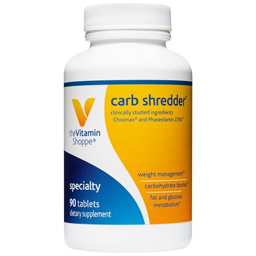 The Vitamin Shoppe Carb Shredder Weight Management Tablets, 90-count