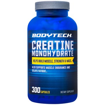 BodyTech Creatine Monohydrate Capsules, 100-count