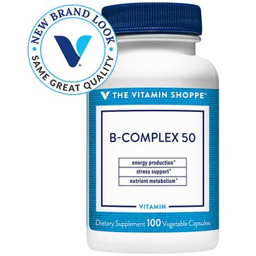 The Vitamin Shoppe B-Complex 50 Vegetarian Capsules, 100-count 