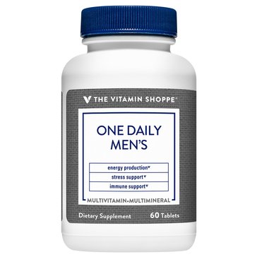 The Vitamin Shoppe One Daily Men's Multivitamin Tablets, 60-Count