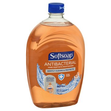 Softsoap Antibacterial Crisp Clean Liquid Hand Soap Refill 50oz