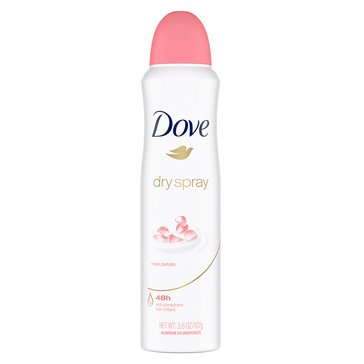 Dove Dry Spray Antiperspirant Rose Petals 3.8oz
