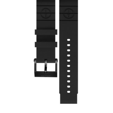MTM Special Ops Black Rubber Watch Strap Style 2