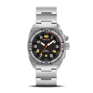 MTM Special Ops Falcon Silver Titanium Watch 