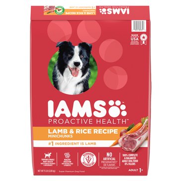 Iams Proactive Health Adult Lamb Meal Rice Dog Food