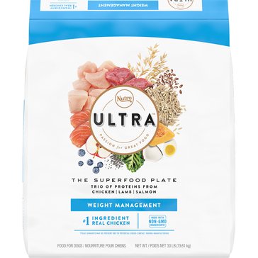 Nutro Ultra Weight Management Dry Dog Food, 30lb