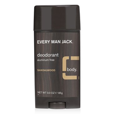 Every Man Jack Deodorant Sandalwood 3Oz