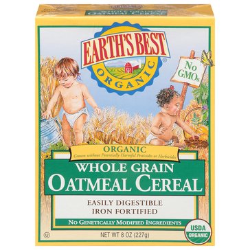 Earth's Best Oatmeal Cereal 8oz