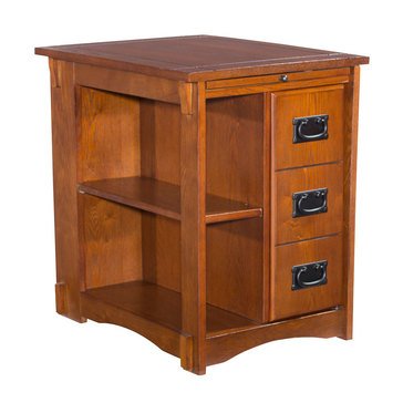 Powell Lincoln Cabinet End Table