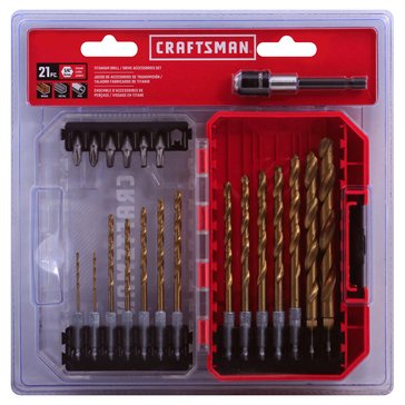 Craftsman 21-Piece Titanium Nitride Coating Drill/Drive Set