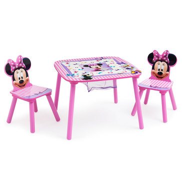 Delta Children Minnie Mouse Table & Chair Set with Storage