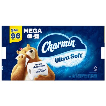 Charmin Ultra Soft Mega Roll Toilet Paper