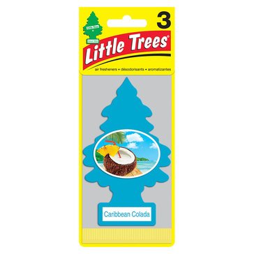 Little Trees Caribbean Colada 3-Pack Air Freshener