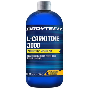 Bodytech Carnipure L-Carnitine 3000 Pea Liquid, 24 fl oz