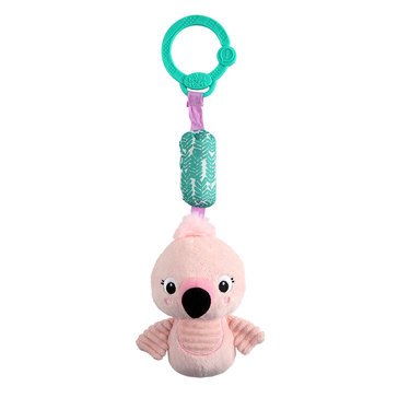 Bright Starts Chime Along Friends On-The-Go Take-Along Toy - Flamingo