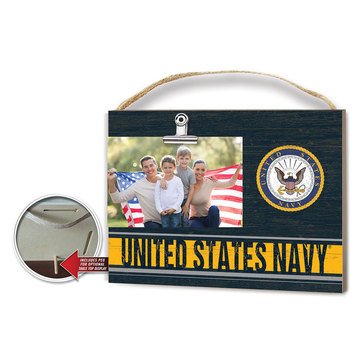 K H Sportsfan USN Clip-it Canvas Home Decor Frame