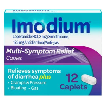 Imodium Multi-Symptom Relief Caplets - 12ct