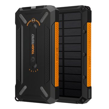 ToughTested 1600mAH Solar/IP67/LED-Dust/Shock/Waterproof Power Bank